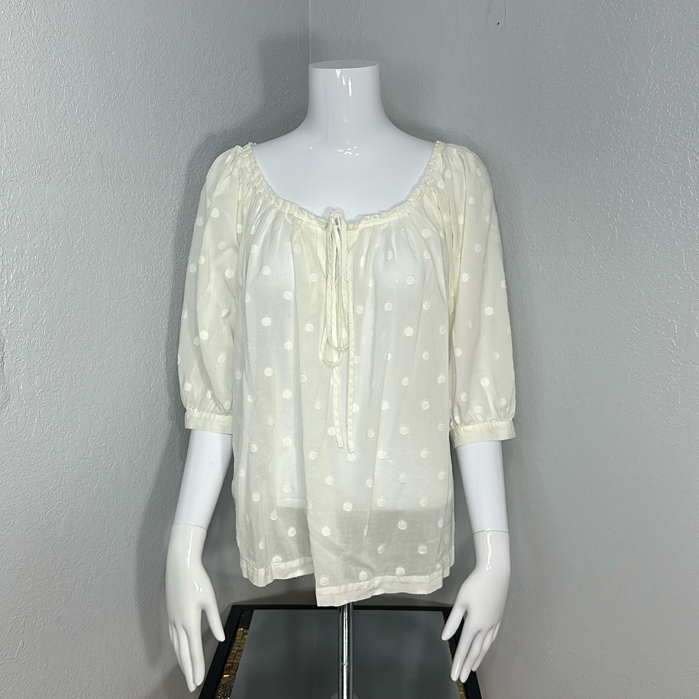 Michael Kors Sheer Blouse Top